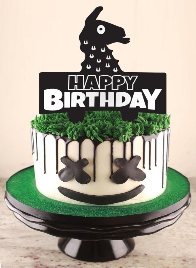 Think Green Fun زينة كعكة عيد ميلاد فورت جيمر - Image 4